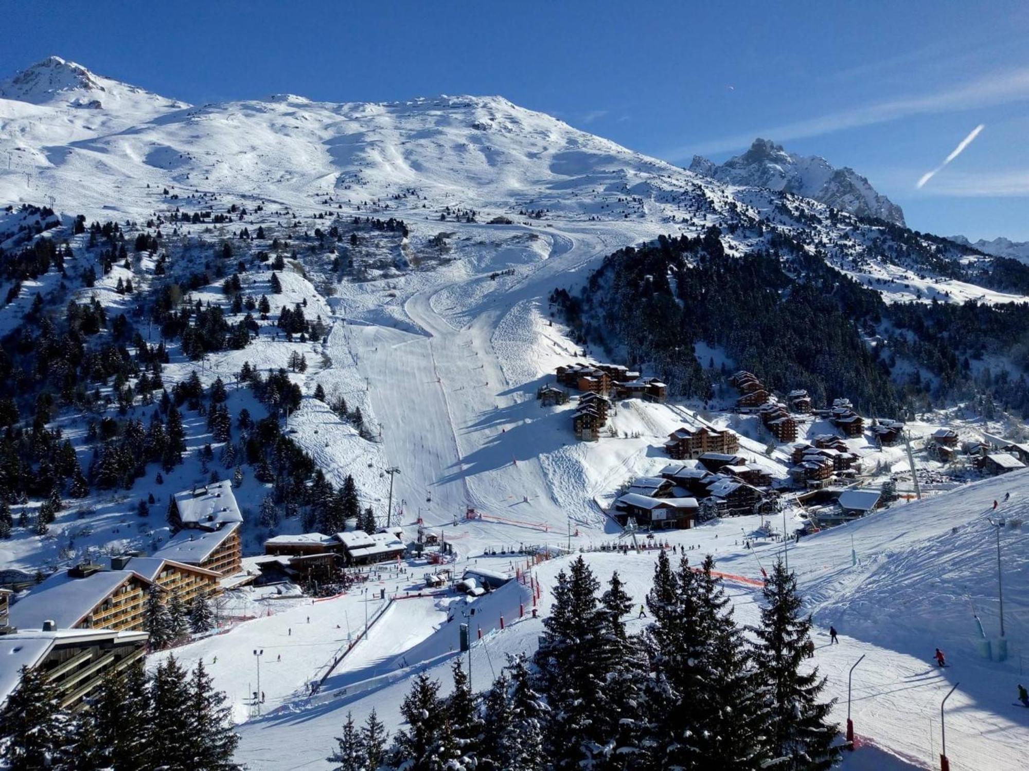 Апартаменты Charmant Duplex 8 Pers. Skis Aux Pieds A Meribel Mottaret, Balcon, Cuisine Equipee, Animaux Admis - Fr-1-355-141 Экстерьер фото